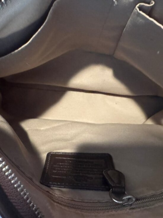 Coach | Bags | Coach Ashley Dark Brown Patent Leather  Coach Ashley Patent Leather Shoulder Bag Brown F20462 Crossbody Strap EUC